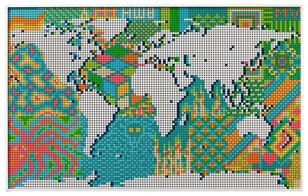 Конструктор LEGO ART 31203 Карта мира